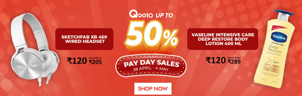 Get Flat 50% Off On Pay Day Sale On Everything